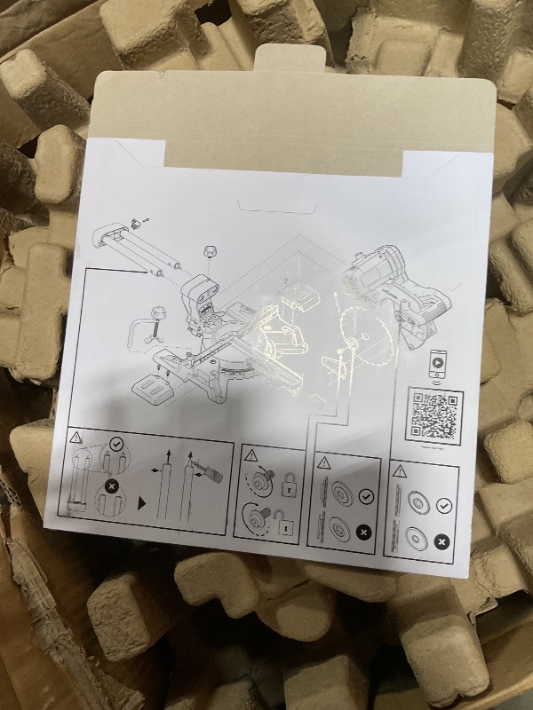 Photo 1 of *** USED/MINOR DAMAGE/UNKNOWN MISSING PARTS***Evolution Power Tools R255SMS-DB+ 10-Inch Dual Bevel Sliding Miter Saw Multi-Material, Multipurpose Cutting Cuts Metal, Plastic, Wood 45?-45? Double Bevel & 50?-50? Miter TCT Blade Included