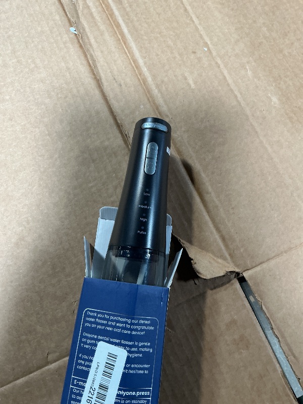 Photo 1 of ***NO CORD*** Onlyone Rechargeable Cordless Water Flosser with Adjustable Water Pressure for Daily Oral Care, Power Dental Flosser for Home and Travel Use, Portable Oral Irrigator for Sensitive Gums and Braces Care