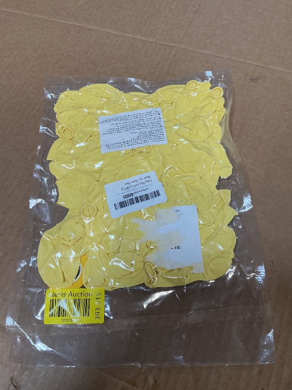 Photo 1 of 120pcs Pastel Yellow Balloons Different Sizes 18 12 10 5 inch Light Yellow Balloon Arch Kit for Gender Reveal Baby Shower Birthday Party Decorations