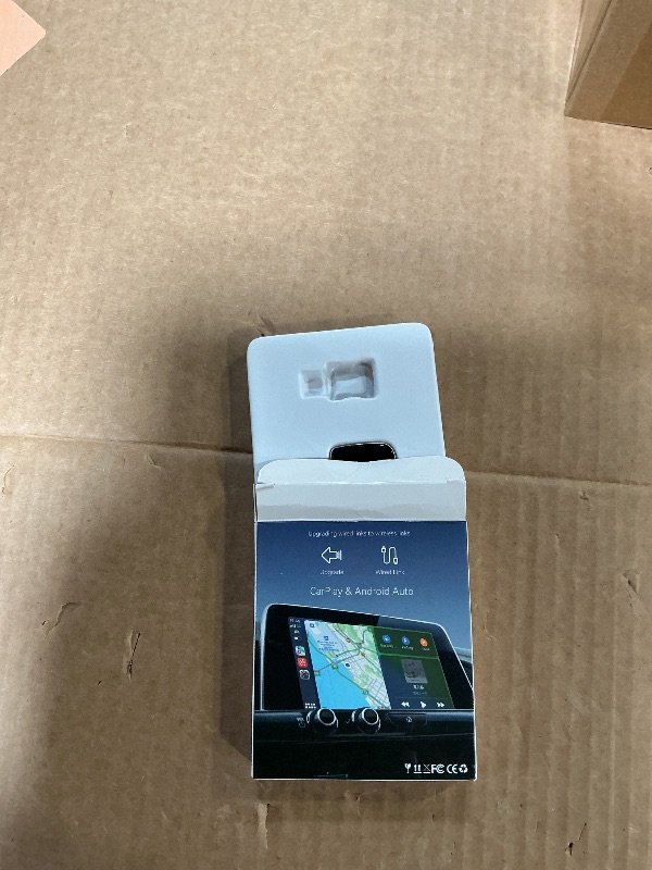Photo 1 of ***USED/ MISSING PEICE***Mini Wireless CarPlay Adapter for iPhone,2 in 1 for Apple Carplay and Android Auto Adapter,Convert Wired to Wireless, Plug & Play, USB to USB-C/Type-C, Stable Control & No Delay, Black