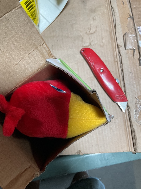 Photo 1 of ***NON FUNCTIONAL***Hopearl Talking Parrot Repeats What You Say Walking Electric Interactive Animated Toy Speaking Plush Buddy Birthday Festival for Toddlers Birthday, 8''
