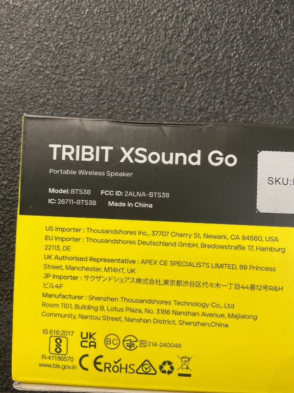 Photo 3 of * TESTED* Tribit Bluetooth Speaker