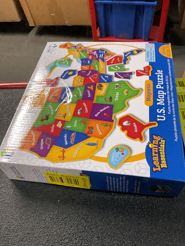 Photo 2 of **MISSING 3 STATES, AZ,CA, NY**
Learning Resources Magnetic US Map Puzzle - 44 Pieces, Puzzles for Kids Ages 4+, US Map for Kids Learning, Geography for Kids,Kindergartner Learning Toys
