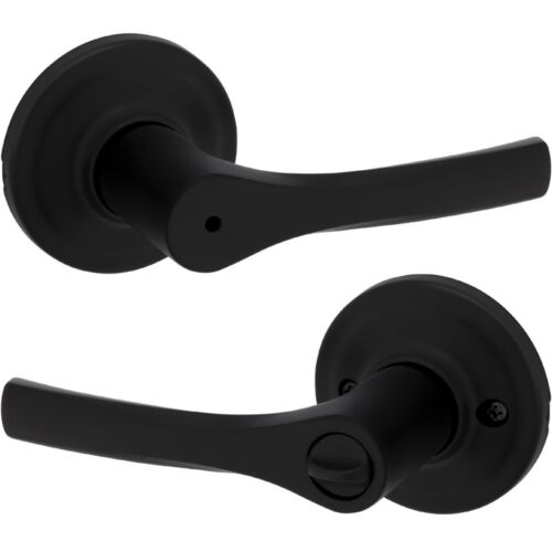 Photo 1 of ***(parts only/ no returns or refunds) ***
Kwikset Henley Matte Black Exterior Keyed Entry Door Handle with Smartkey
