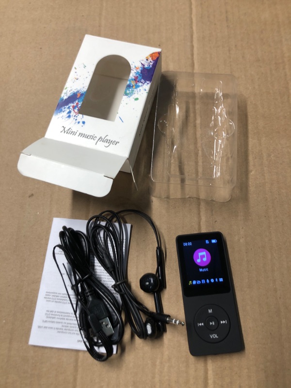 Photo 1 of SKYBESS 64GB MP3 Player with Bluetooth, Portable HiFi Lossless MP3 Music Players with HD Speaker, All-in-one Media Player with Video/FM Raido/Recorder/Alarm Clock Function, Supports Random Playback
