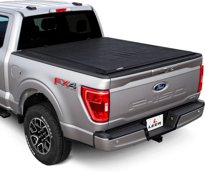 Photo 1 of ***USED - LIKELY MISSING PARTS - SEE PICTURES***
LEER SR250 Soft Rolling Truck Bed Tonneau Cover, Fits Ford F-150, Years 2015-2024, 5'6" Truck Bed, Black