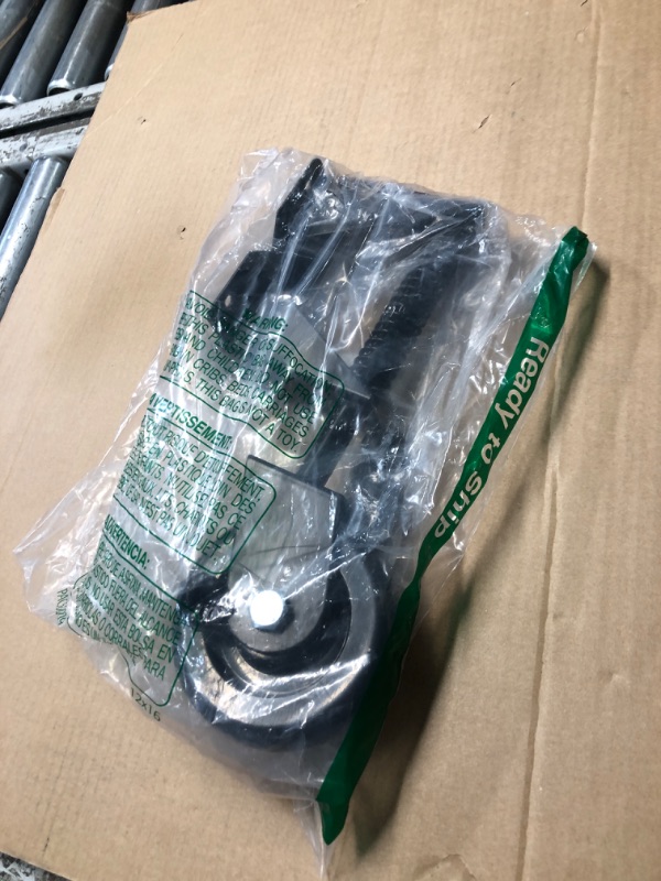 Photo 1 of Gate Wheel Spring-Loaded Gate Caster Kit for Wooden PVC Fences, Heavy Duty Gate Helper Wheel, Outdoor Rolling Fence Gate Support Wheel Rollers Kit, 4.3-Inch, Black (Left)