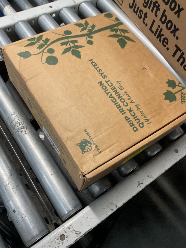 Photo 1 of CARPATHEN Drip Irrigation System - Adjustable Quick Connect Irrigation System for Gardens up to 130ft, Raised Beds - Complete Garden Watering System - 1/4 Emitters, 1/2" and 1/4" Tubing and Connectors