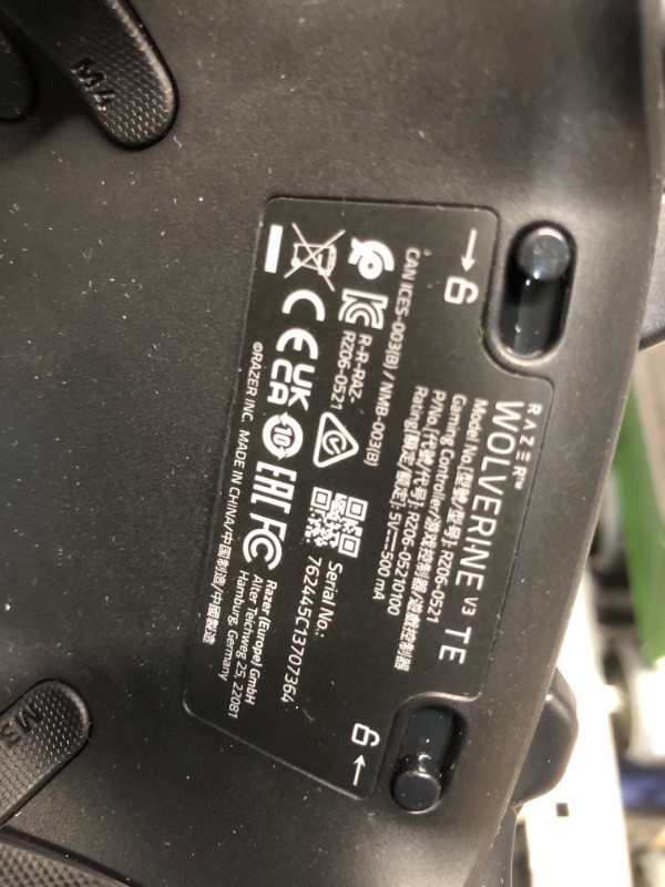 Photo 1 of Razer Wolverine V3 Tournament Edition Wired Gaming Controller: Licensed for Xbox Series X|S, Xbox One, Windows PC - 6 Remappable Buttons - Fast Triggers - USB-C Cable - Wired Tournament Mode - Black