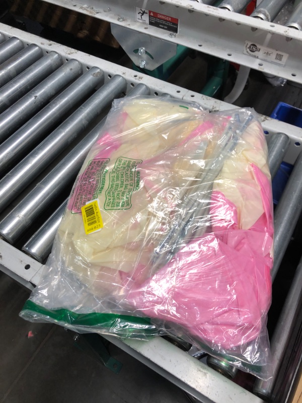 Photo 1 of JOYIN Pink Princess Tent for Girls with LED Star Lights-Indoor & Outdoor Large Playhouse Kids Castle Play Tent for Children Indoor and Outdoor Games