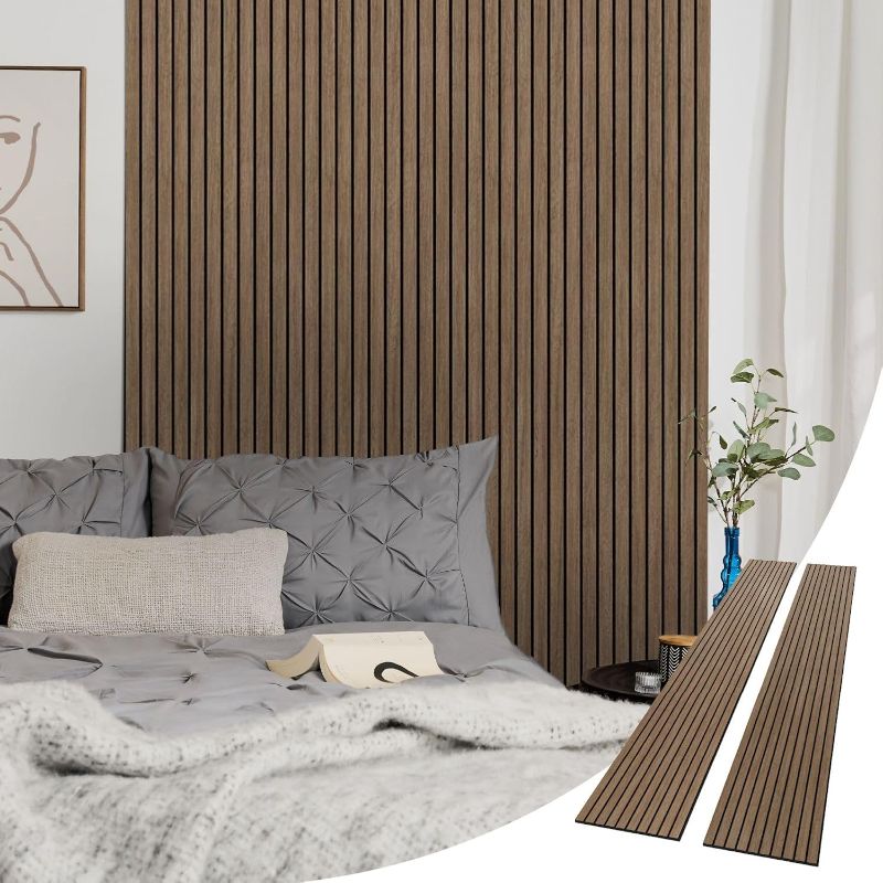 Photo 1 of ***DAMAGED - SPLIT - SEE PICTURES***
WVH Bark & Bole Wood Slat Acoustic Panels - Soundproof Wood Panels for Wall and Ceiling (95.28 x 13.39””) - 3D Textured Panel for Interior Wall Decor for Homes, Offices, Studios OAK