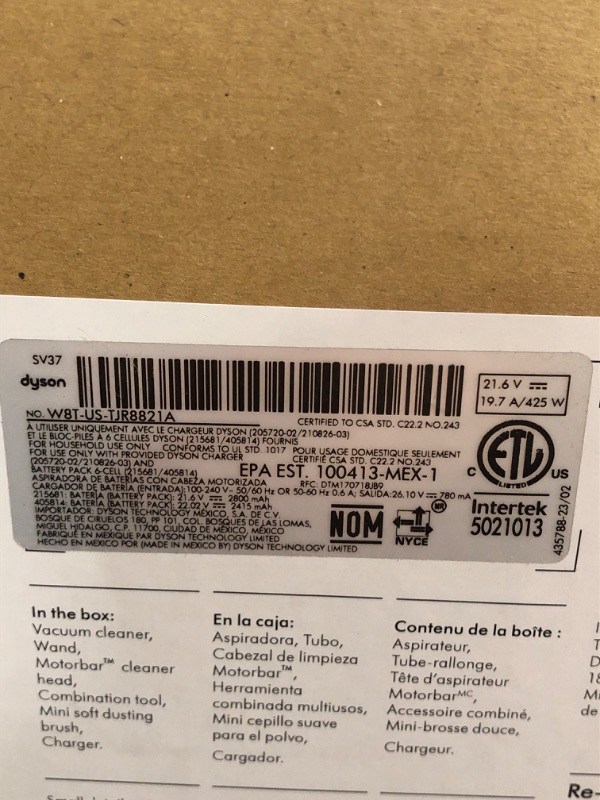 Photo 1 of Dyson V7 Advanced Cordless Stick Vacuum Cleaner