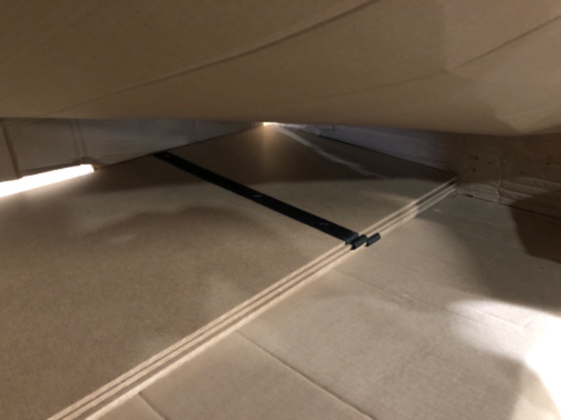 Photo 1 of Yarfyk Folding Box Spring, Bed Plate,Queen Bed Board Under Mattress Support,Bed Plate Support Plate, Bed Plate Under, Full 60"x 48"