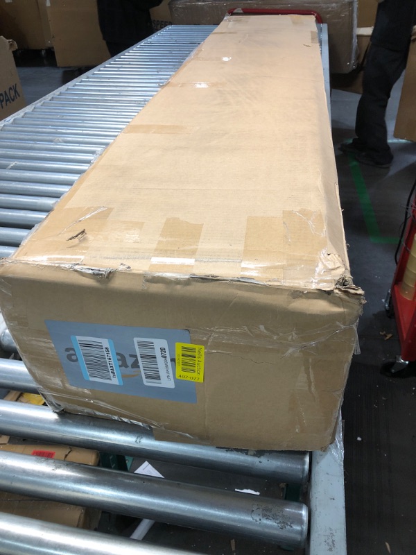 Photo 1 of Plank+Beam 72 Inch Farmhouse Dining Table, Solid Wood Rustic Kitchen Table, Large Wooden Rectangular Dinner Table for Dining Room, Home Office, Living Room Furniture, Easy Assembly, Pecan Wirebrush