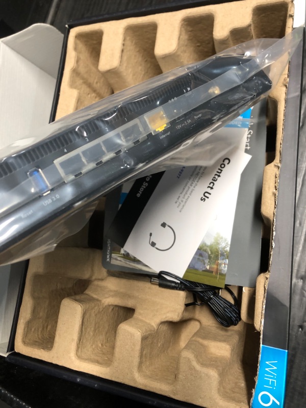 Photo 4 of (open for inspections)
NETGEAR Nighthawk WiFi 6 Router (RAX54S) 6-Stream AX5400 5.4 Gbps - Dual Band Gigabit Wireless Internet Router - Coverage up to 2