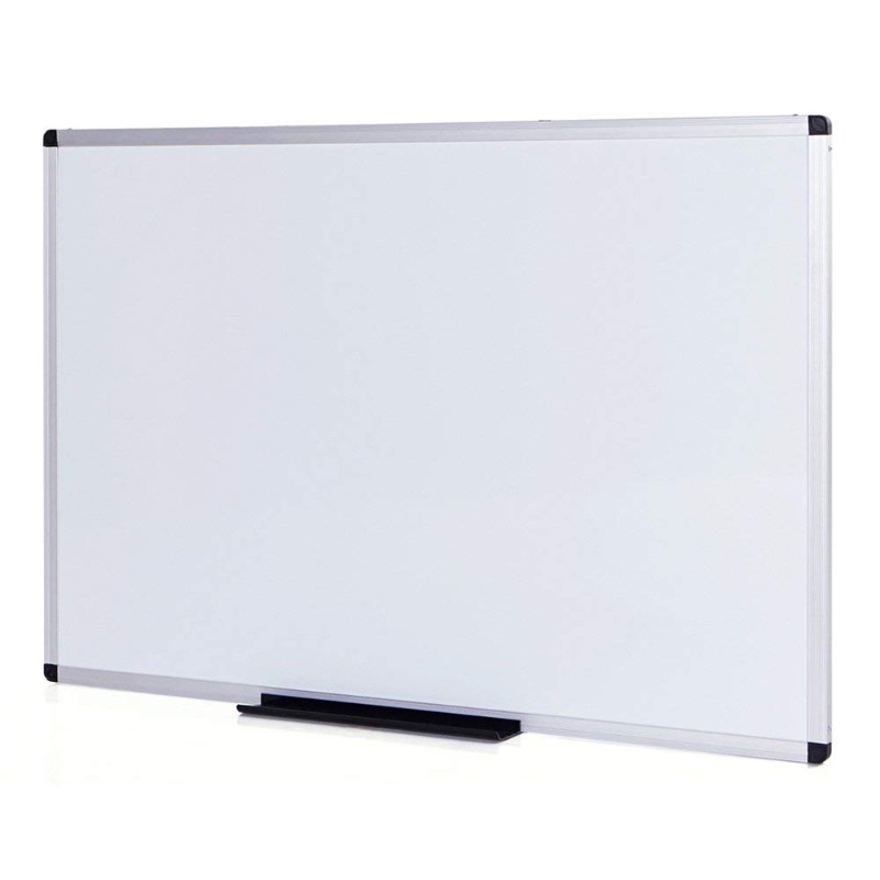 Photo 1 of Quartet Glass Whiteboard, Magnetic Dry Erase Board, Wall Mounted Whiteboard for Office, School and Home, 85" x 48", White (G8548IMW)