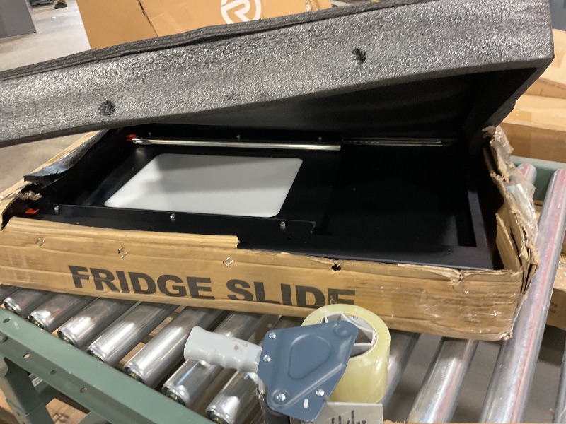 Photo 2 of ALL-TOP Fridge Slide with Chopping Board, Inner 29.3 x 18.7in, Vehicle Refriderator Slider with 4 Buckle Straps, Max 287 LBS, 3rd Gen