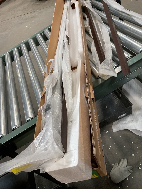 Photo 1 of SAMSUNG 75-inch The Frame Customizable Bezel, Modern Brown (VG-SCFA75BWBZA, 2021 Model)