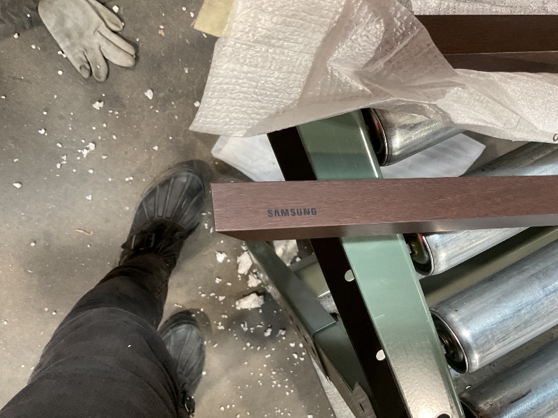 Photo 1 of SAMSUNG 75-inch The Frame Customizable Bezel, Modern Brown (VG-SCFA75BWBZA, 2021 Model)