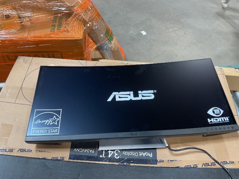 Photo 2 of ASUS ProArt Display 34” Ultrawide Curved Professional HDR Monitor (PA34VCNV) - IPS, 21:9 3440 x 1440, 3800R Curve, 100% sRGB/Rec709, ?E<2, Calman Verified, USB-C Docking PD 96W, RJ45