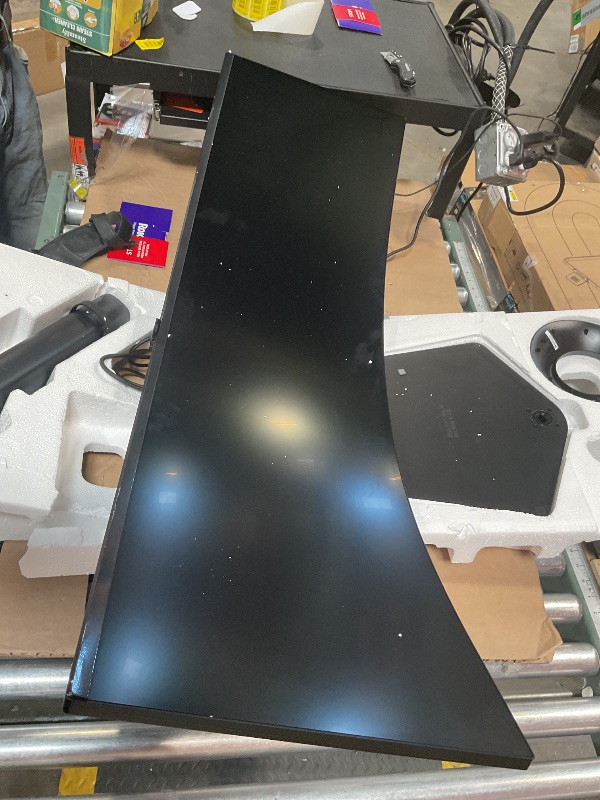 Photo 2 of *FOR PARTS ONLY* SAMSUNG 49” Odyssey G9 Series DQHD 1000R Curved Gaming Monitor, 1ms(GtG), VESA DisplayHDR 1000, 240Hz, AMD FreeSync Premium Pro, Height Adjustable Stand, Ultrawide Screen, LS49CG954ENXZA, 2024