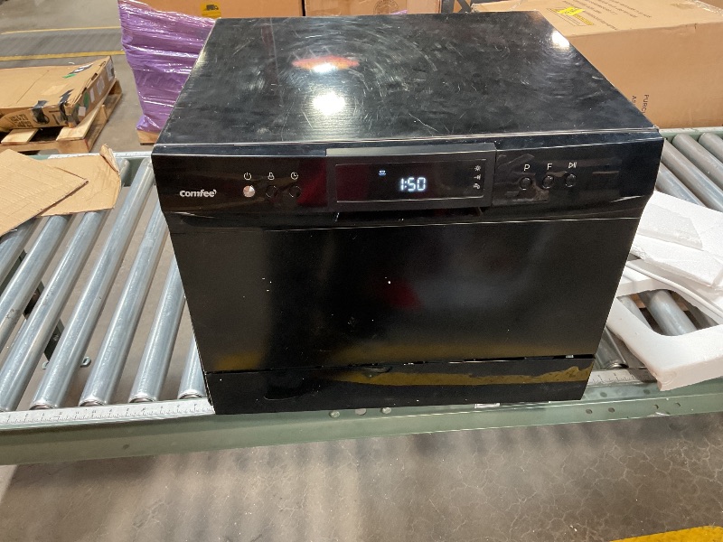 Photo 2 of ***Used****

COMFEE’ Countertop Dishwasher, Energy Star Portable Dishwasher, 6 Place Settings & 8 Washing Programs, Speed, Baby-Care, ECO& Glass, Dish Washer for Dorm, RV& Apartment, Black