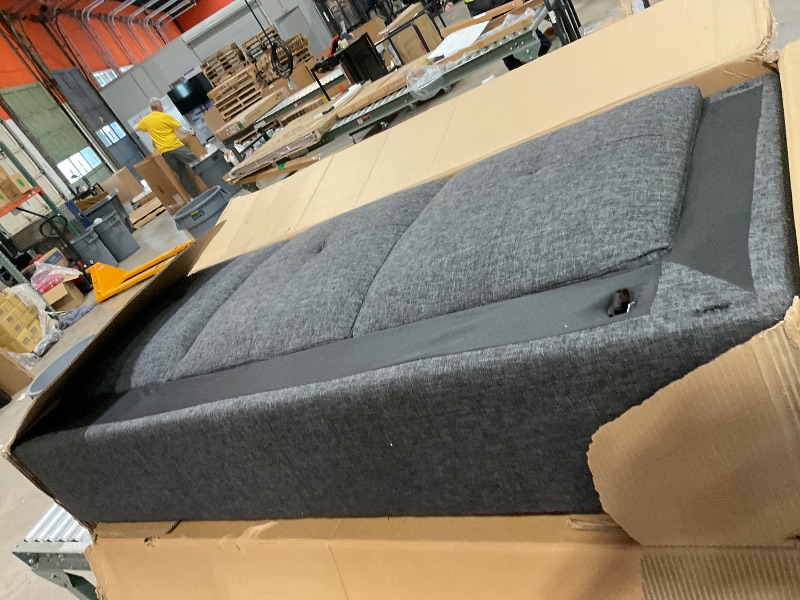 Photo 2 of Ball & Cast L-Shape Reversible Sectional Sleeper Sofa Bed 4 in 1 Pull Out Couch with Storage Chaise & Removable Back Cushions,Convertible Sleeper Corner Couch Pull-Out Sofa Bed for Living Room,Office This is just part of the couch not the whole couch just