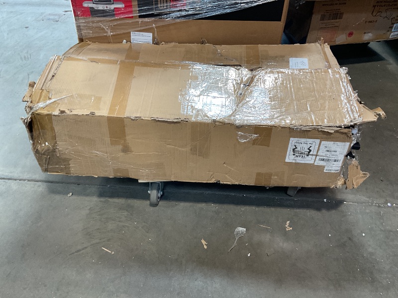Photo 1 of Ladder on wheels with cushioned mat on top, instructions included. 