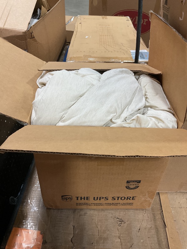 Photo 1 of ***MISSING PILLOWCASES*** Bedsure Queen Comforter Set - Beige Soft Bedding for All Seasons, Cationic Dyed Bed Set, 3 Pieces, 1 Queen Size Comforter (90"x90") and 2 Pillow Shams (20"x26"+2")