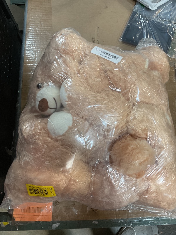 Photo 1 of **DAMAGED** Skylety 10 Pcs Bears Bulk Stuffed Animal Plush Toys 10-14 Inches Birthday Party Favors(Light Brown)