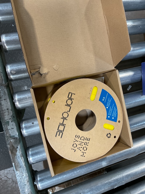 Photo 1 of 3DHoJor PLA Filament 1.75mm,3D Printer Filament,1kg Cardboard Spool (2.2lbs),Dimensional Accuracy +/- 0.03 mm,Vacuum Packaging,Odor Free,Clog Free, Fit Most 3D FDM Printer,Yellow