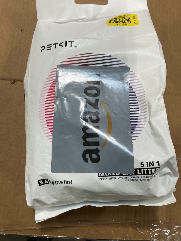 Photo 1 of **ONLY ONE**PETKIT Mixed Cat Litter Fast Clumping, Flushable, Ultra Absorbent, 100% Natural Ingredients Litter, Water Dissolvable, Really Dust-Free, Low Tracking Bentonite Tofu Litter (7.9lb×2 Bags)