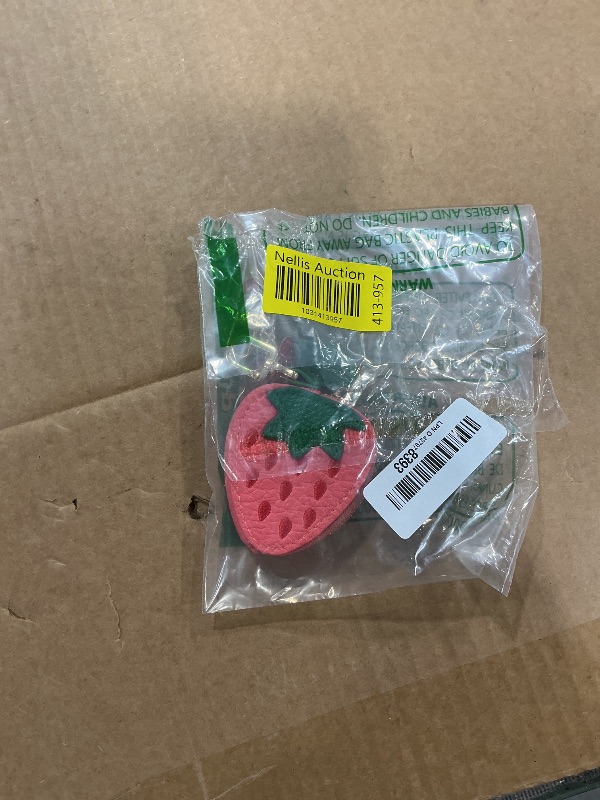 Photo 1 of 2.56 x 2.17 Inch Strawberry Fruit Bag Charm Cute Mini Coin Purse Keychain,Mini Leather Coin Pouch Change Purse for Backpack Decoration,Coin Strawberry Wallet Gifts for Girl Women