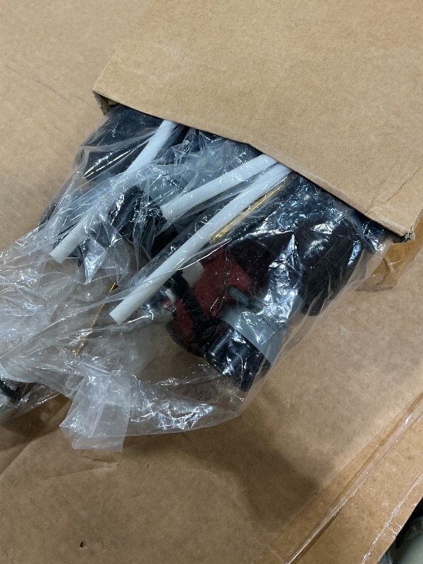 Photo 1 of ***FOR PARTS ONLY/ BROKEN PIECES*** Saillong 3 Set Universal Toilet Tank Replacement Kit, Include Fill Valve, 2 Inch Low Flow Rubber Flapper, Side Mount Toilet Flush Brass Handle, Adjustable, Quiet, Easy Install Repair Kit