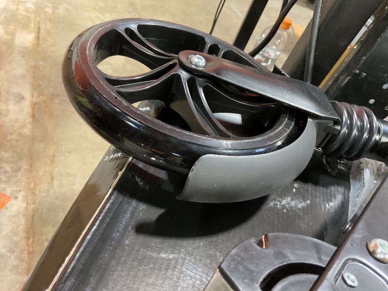 Photo 1 of **DIRTY**WAYPLUS Lightweight Kick Scooter for Kids, Teens & Adults, Orange, 8-Inch, ABEC9 Bearings, Adjustable Height 3.9-6.2FT, Foldable, Quick Response Service