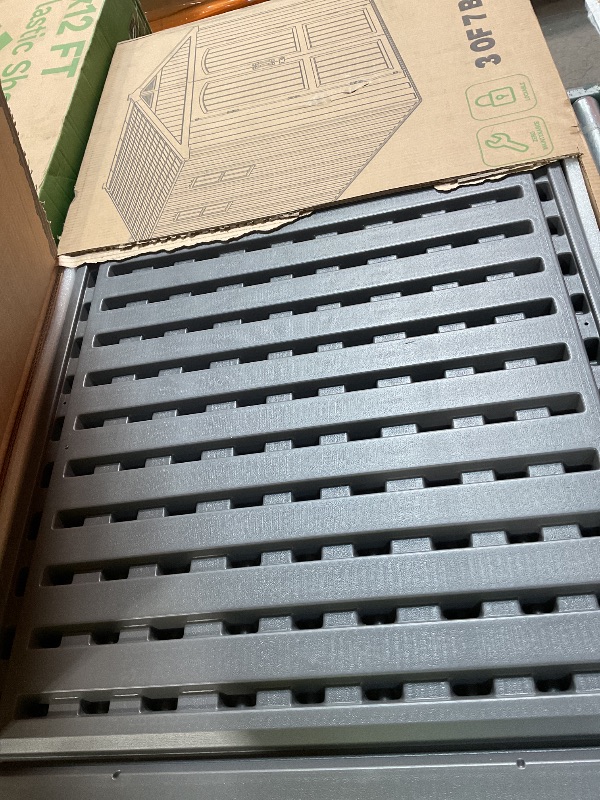 Photo 1 of **ONLY BOX 3 OF 7* * 8x12 FT Outdoor Storage Shed, Plastic Shed