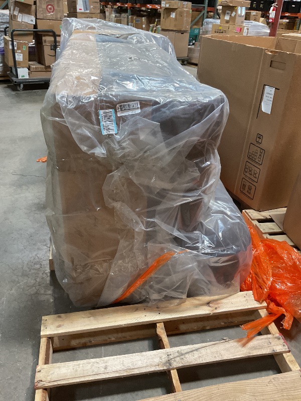 Photo 1 of ***ONE HALF OF SECTIONAL AMD BROKEN LEGS*** Signature Design by Ashley Whitlock L-Shape Left-Arm Facing Contemporary Faux Leather 2-Piece Sectional with Removable Cushion, Dark Brown