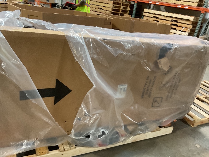 Photo 1 of ***ONE HALF OF SECTIONAL AMD BROKEN LEGS*** Signature Design by Ashley Whitlock L-Shape Left-Arm Facing Contemporary Faux Leather 2-Piece Sectional with Removable Cushion, Dark Brown