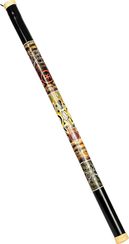 Photo 1 of *** MISSING END PIECES AND INSIDE MATERIAL*** Meinl Percussion RS1BK-XL 48" Bamboo Rain Stick with Extra Long Trickle Effect and Hand Painted Design