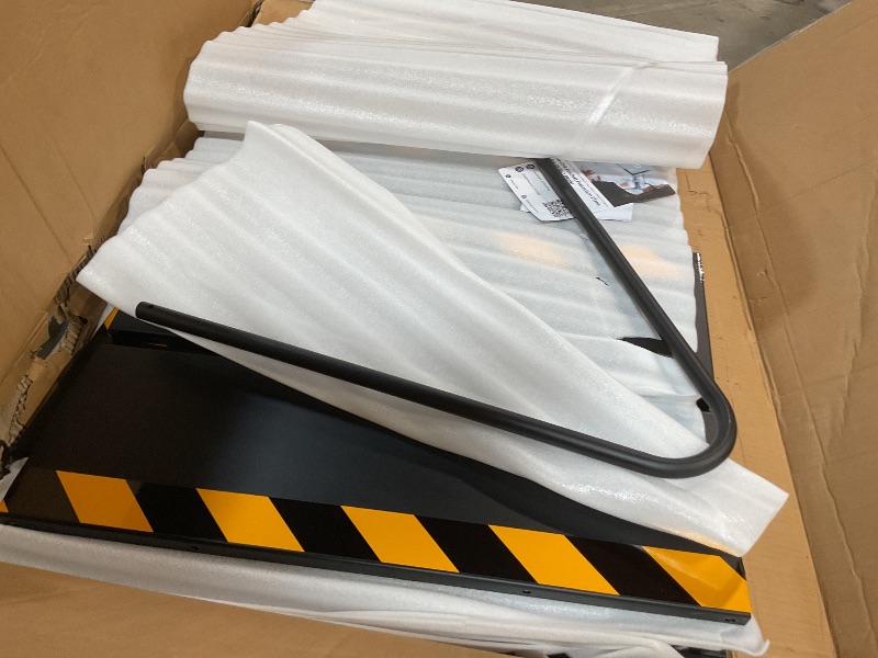 Photo 1 of 2 boxes, defective *** PeakPursuit 4 Step RV Steps with Handrail - Portable Steel Stairs for Travel Trailer & Camper | Hot Tub Steps, Outdoor Stairs with Non-Skid Tapes, Heavy Duty Powder Coated Finish