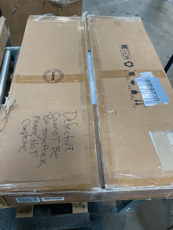 Photo 1 of 2 boxes, defective *** PeakPursuit 4 Step RV Steps with Handrail - Portable Steel Stairs for Travel Trailer & Camper | Hot Tub Steps, Outdoor Stairs with Non-Skid Tapes, Heavy Duty Powder Coated Finish