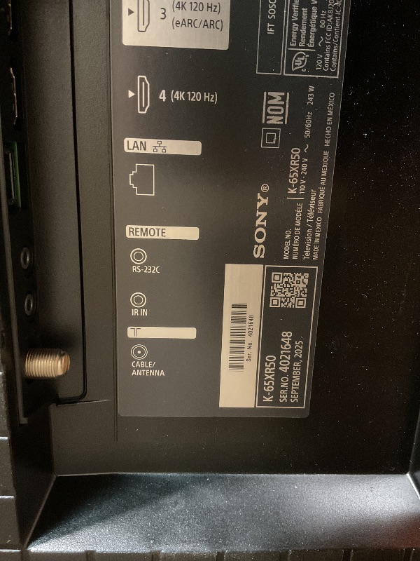 Photo 1 of *** NO CASE*** Sony 55-Inch 4K Ultra HD BRAVIA 3 LED Smart TV with Google TV, LED Flat Screen, Dolby Vision HDR, Google TV,