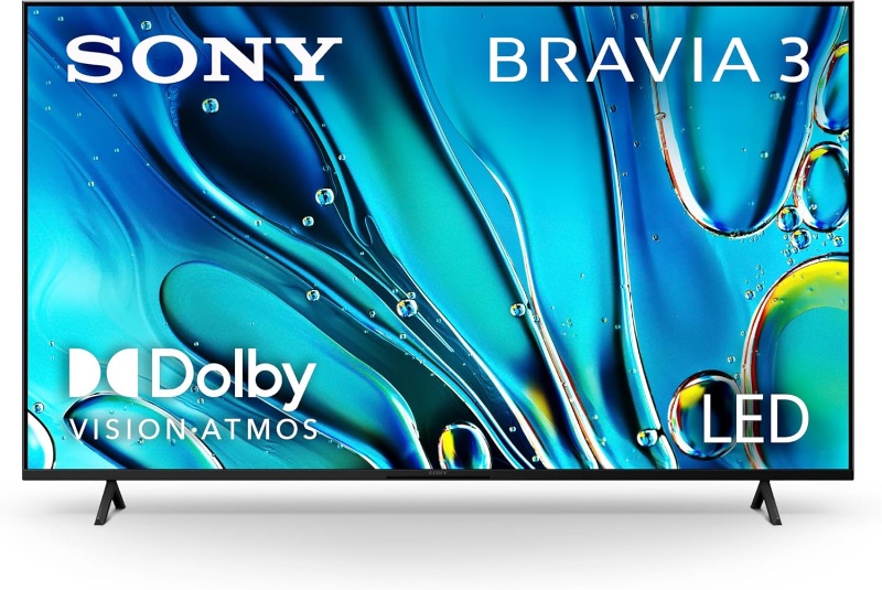 Photo 1 of *** NO CASE*** Sony 55-Inch 4K Ultra HD BRAVIA 3 LED Smart TV with Google TV, LED Flat Screen, Dolby Vision HDR, Google TV,