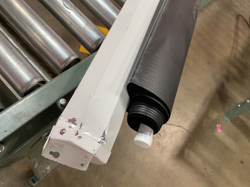 Photo 1 of ***MISSING REMOTE AND INSTALLATION KIT*** SYODOLLA 150" Projector Screen Motorized 16:9, 4K HD Pull Down Retractable Projection Screens Electric Automatic Wall Ceiling Movie Screen for Office Classroom Indoor with Remotes