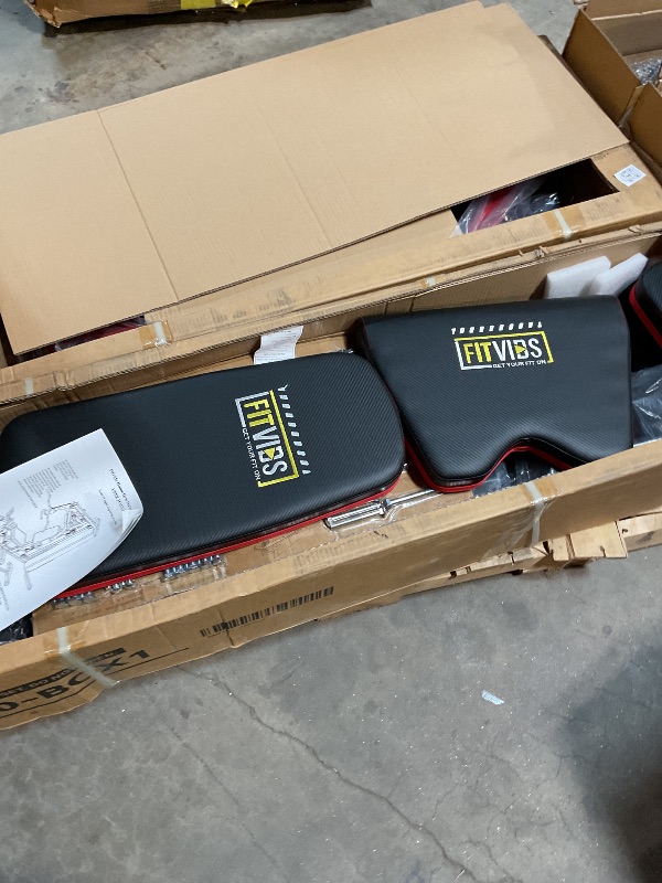 Photo 1 of ***MISSING BOX 5*** Fitvids Multifunctional Home Gym Equipment with 160 lbs Weight Stack, Full Body Workout Weight Machine, Strength Training Exercise Equipment with Pulley System & Leg Press, All-in-One Workout Station