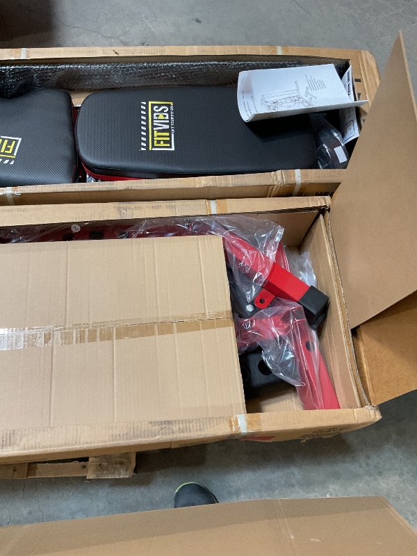 Photo 1 of ***MISSING BOX 5*** Fitvids Multifunctional Home Gym Equipment with 160 lbs Weight Stack, Full Body Workout Weight Machine, Strength Training Exercise Equipment with Pulley System & Leg Press, All-in-One Workout Station