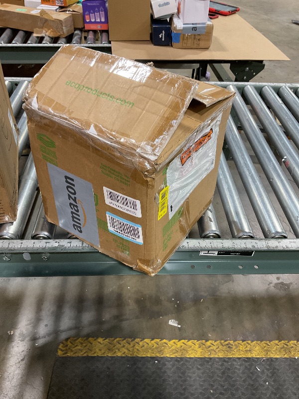 Photo 1 of **PHOTO FOR ITEM REFERENCE STYLE DIFFERS/ SEE PHOTOS ** hooray mida White 10-Inch Square Disposable Plates [50-Pack] - Compostable Heavy Duty Sugarcane Plates, Biodegradable Eco-Friendly Dinner Plates for Party