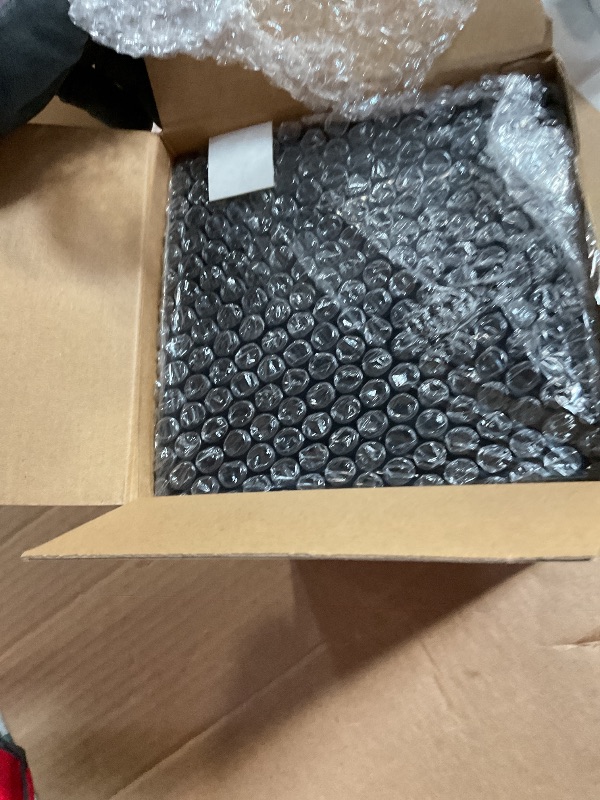 Photo 1 of ***LID IS SLIGHTLY CROOKED STILL FUNCTIONAL ( MANFACTURE DEFECT)*** Briwooody Disposable Face Towel Storage Box Compatible with XL Acrylic Container Wall Mounted Clean Towel Holder for Facial Washcloth Supplies (Black)