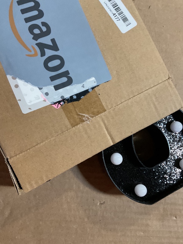 Photo 1 of 18th Birthday Decorations for Her Him, Decorative LED Light up Numbers for 18th Birthday Party, Glitter Black Marquee Number for for 18 Wedding Anniversary