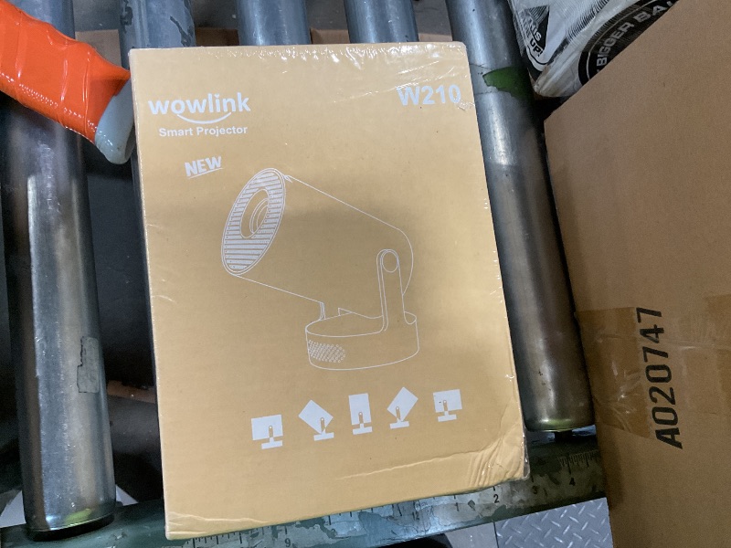 Photo 1 of [Built-in Apps & 2026 Upgraded] Mini Projector with WiFi 6 and Bluetooth 5.4 Support 4K 1080P Auto Keystone 180° Rotatable Projector Portable Compatibile with HDMI/TV Stick/Memory Stick/Laptop, White